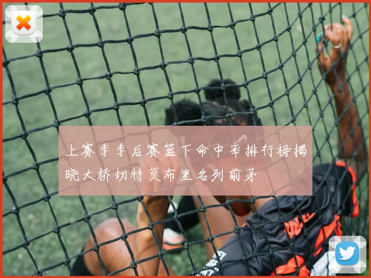 上赛季季后赛篮下命中率排行榜揭晓大桥切特莫布里名列前茅